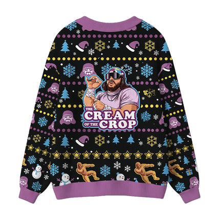 Uglysweatershops The Jesus of the Crop Ugly Cardigan Sweater