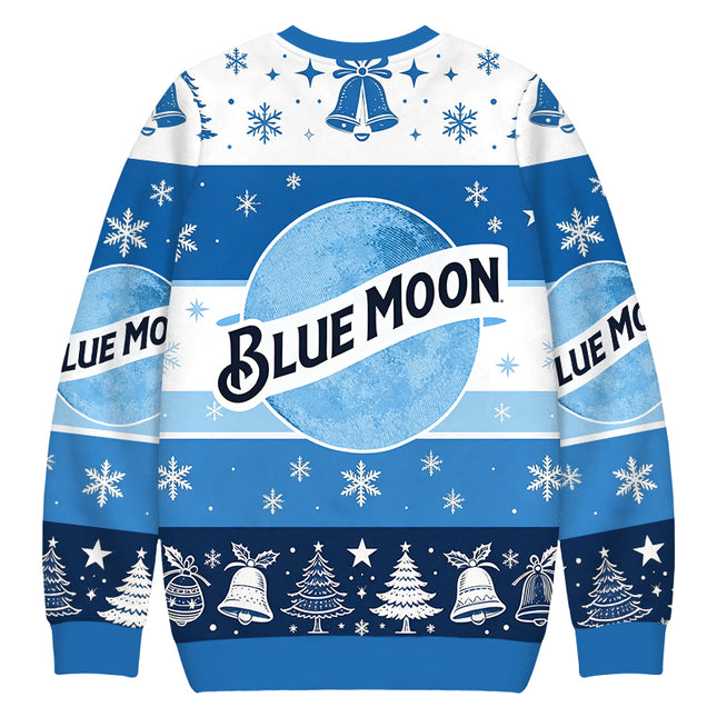 Uglysweatershops Vintage Moon Christmas Ugly Sweatshirt