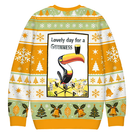 Uglysweatershops Lovely Day Christmas Ugly Sweatshirt