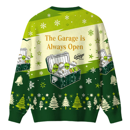 Uglysweatershops Vintage Cooler Box Christmas Ugly Sweater