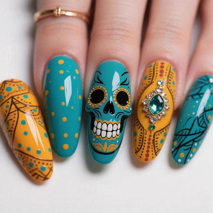 Uglysweatershops Halloween Cute Quirky Hot Girl Vibe Section Seven Press-on Nails