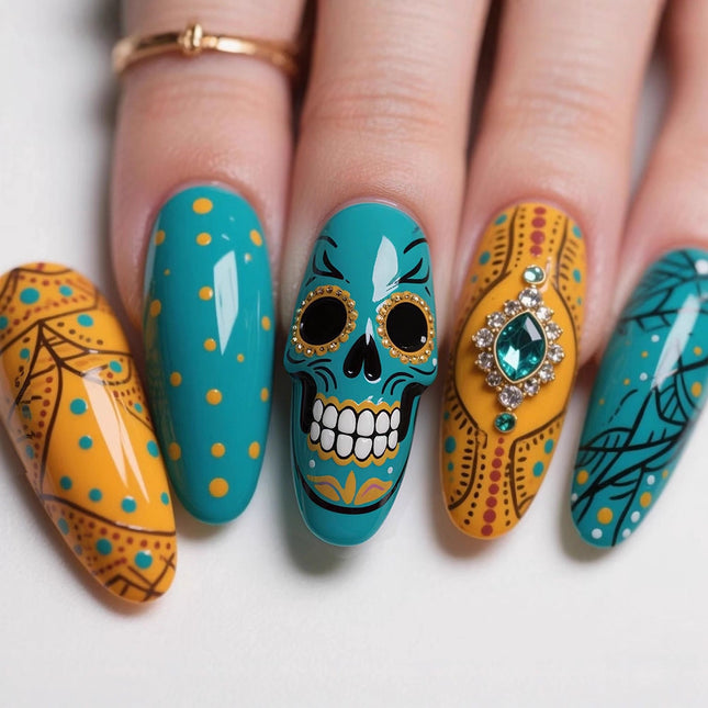 Uglysweatershops Halloween Cute Quirky Hot Girl Vibe Section Seven Press-on Nails