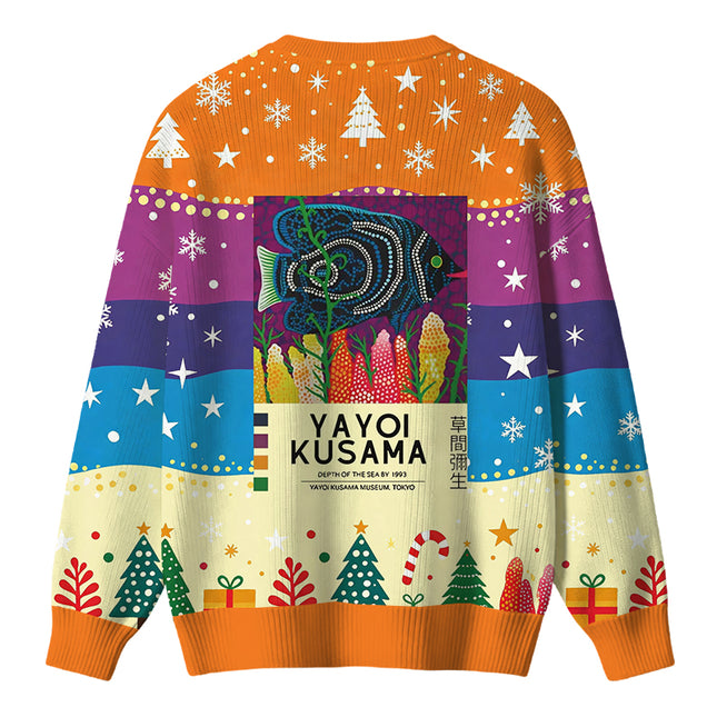 Uglysweatershops Tropical Fish Christmas Ugly Sweater