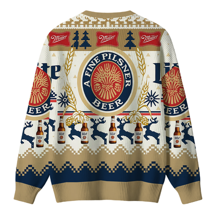 Uglysweatershops Fine Beer Christmas Ugly Sweater