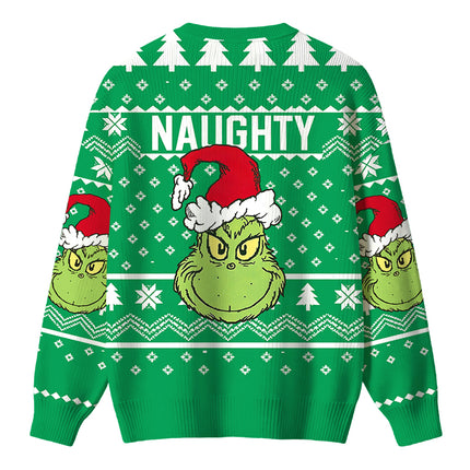 Uglysweatershops Naughty Holiday Christmas Ugly Sweater