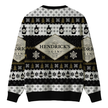 Uglysweatershops Black Beer Christmas Ugly Sweater