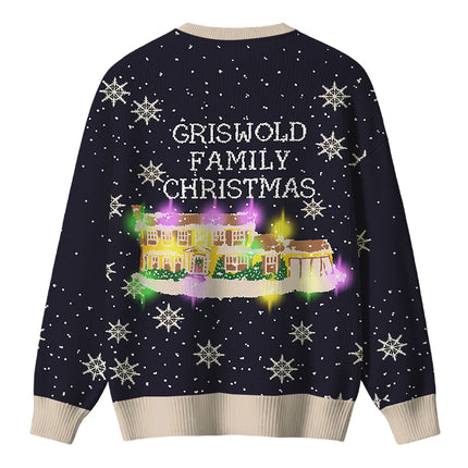 Uglysweatershops Light Up House Christmas Ugly Sweater