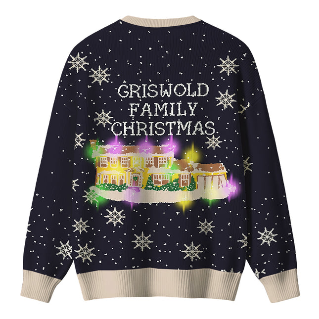 Uglysweatershops Light Up House Christmas Ugly Sweater