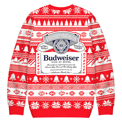 Uglysweatershops Retro Ornate Beer Christmas Ugly Sweatshirt