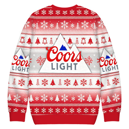 Uglysweatershops Montain Light Christmas Ugly Sweatshirt
