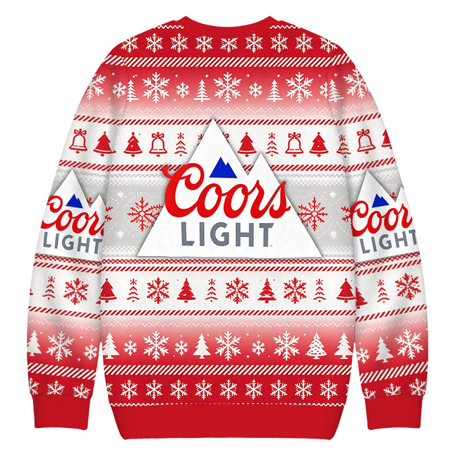 Uglysweatershops Montain Light Christmas Ugly Sweatshirt