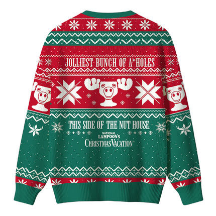 Uglysweatershops Vintage Moose Christmas Ugly Sweater