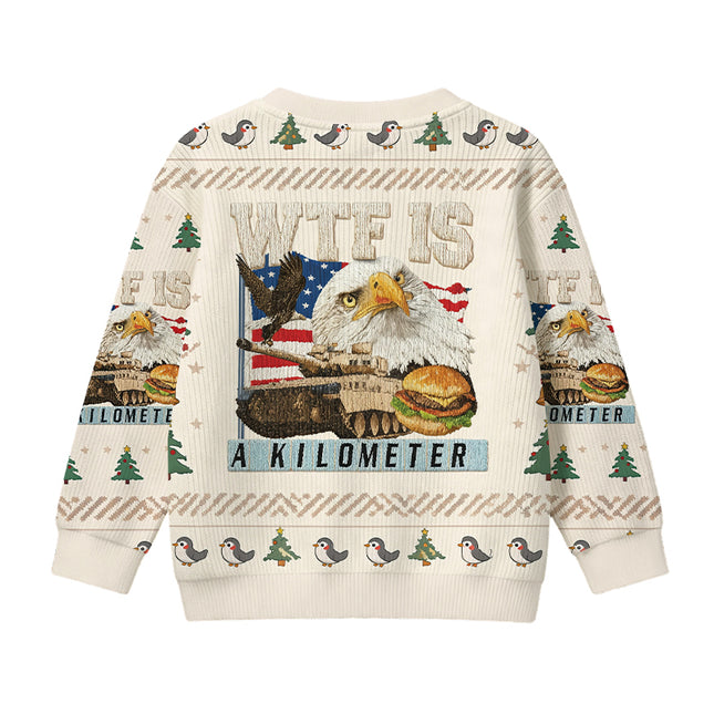 Uglysweatershops WTF Is A Kilometer Meme Kids Ugly Sweater