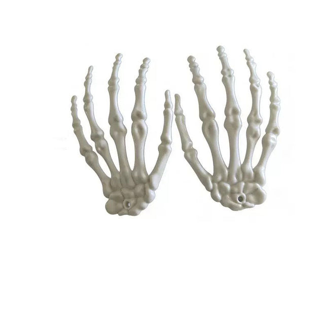 Uglysweatershops Halloween Skull Hand Horror Decorations