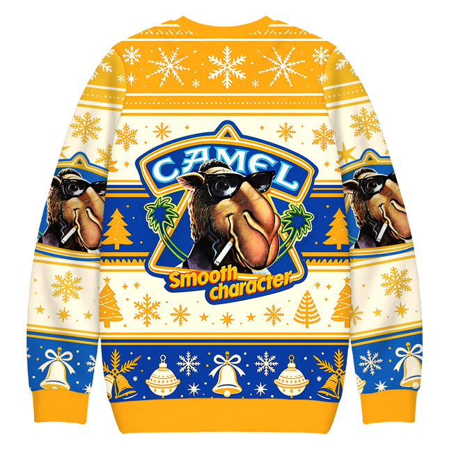 Uglysweatershops Vintage Pocket Christmas Ugly Sweatshirt