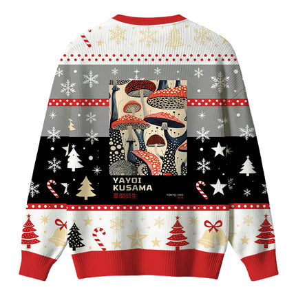 Uglysweatershops Art Dancing Mushroom Christmas Ugly Sweater