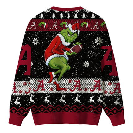 Uglysweatershops Stole Footbal Christmas Ugly Sweater