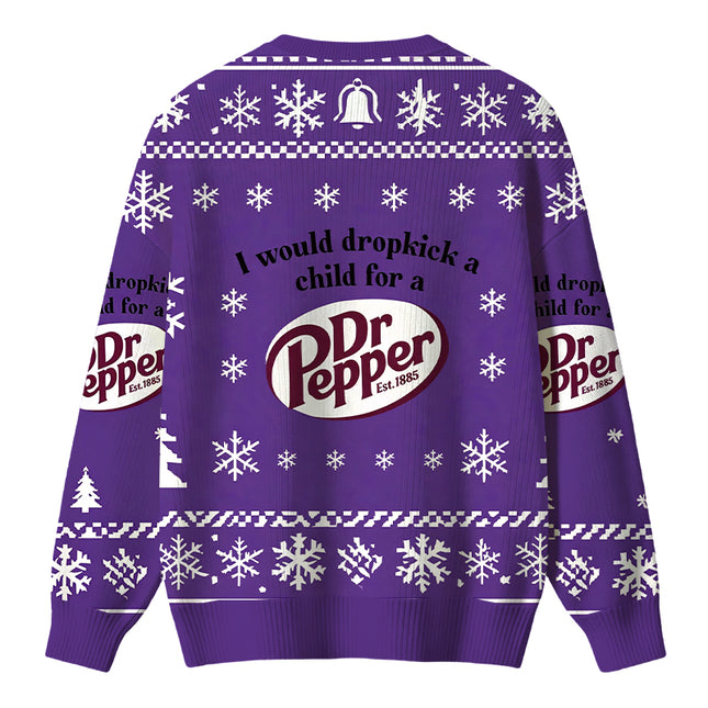 Uglysweatershops I Would Dropkick A Child Christmas Ugly Sweater