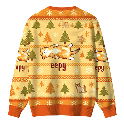 Uglysweatershops Silly Sleepy Cat Meme Christmas Ugly Sweater
