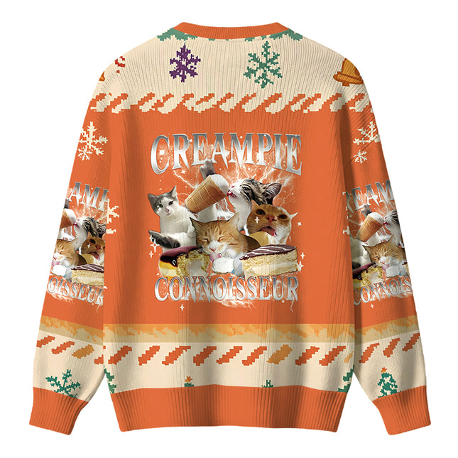 Uglysweatershops Creampie Connoisseur Meme Christmas Ugly Sweater