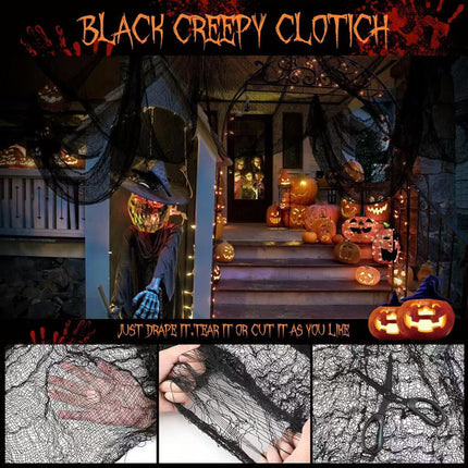 Uglysweatershops Horror Room Decorative Gauze