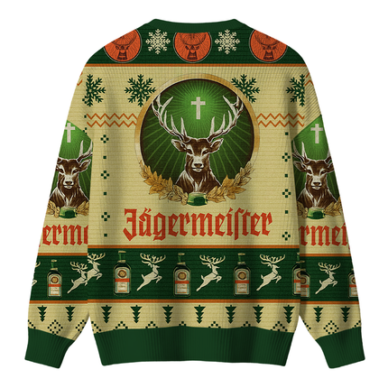 Uglysweatershops Yellow Beer Christmas Ugly Sweater