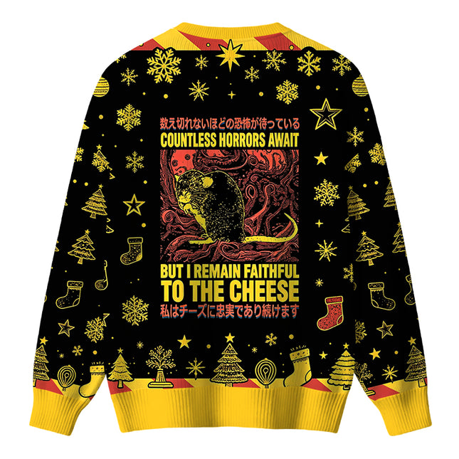 Uglysweatershops Countless Horrors Await But Remain Faithful to the Cheese Christmas Ugly Sweater