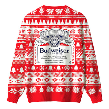 Uglysweatershops Retro Ornate Beer Christmas Ugly Sweater