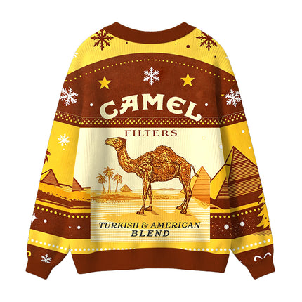 Uglysweatershops Cigarettes Vintage Ugly Cardigan Sweater