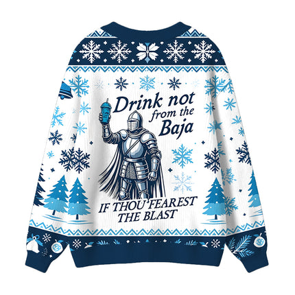 Uglysweatershops Funny Medieval Times Meme Ugly Cardigan Sweater