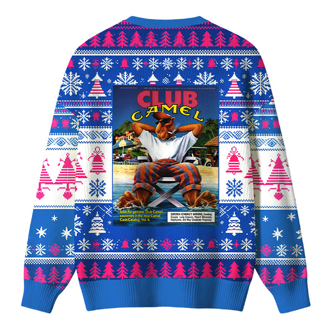 Uglysweatershops Club Cigarettes Christmas Ugly Sweater