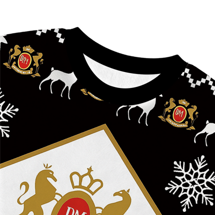 Uglysweatershops Vintage Cig Christmas Ugly Sweatshirt