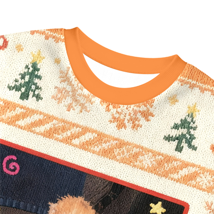 Uglysweatershops Tylenol Cat Meme Christmas Ugly Sweatshirt