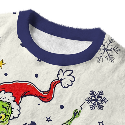 Uglysweatershops Max Funny Fuzzy Christmas Ugly Sweatshirt