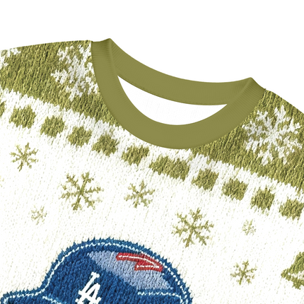 Uglysweatershops LA Blue Christmas Ugly Sweatshirt