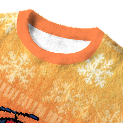 Uglysweatershops Dog Meme Fuzzy Christmas Ugly Sweatshirt
