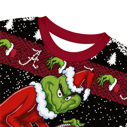 Uglysweatershops Stole Footbal Christmas Ugly Sweatshirt