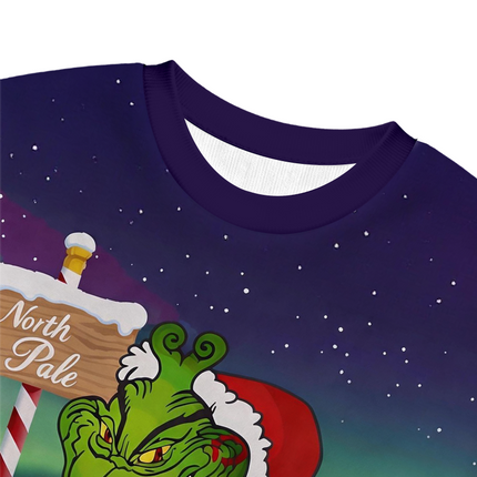 Uglysweatershops Savage Funny Christmas Ugly Sweatshirt
