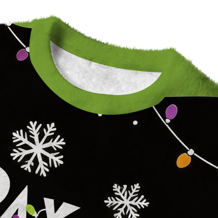 Uglysweatershops My Day I'm Booked Fuzzy Christmas Ugly Sweatshirt