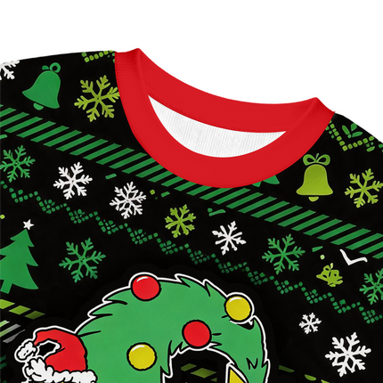 Uglysweatershops Mad Engine Christmas Ugly Sweatshirt