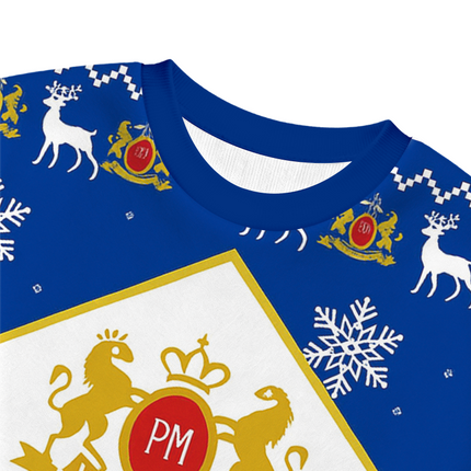 Uglysweatershops Vintage Cig Christmas Ugly Sweatshirt