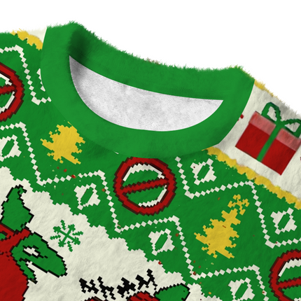 Uglysweatershops That's It Fuzzy Christmas Ugly Sweatshirt