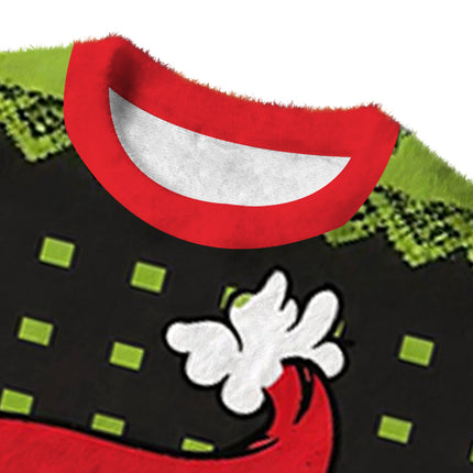 Uglysweatershops Who Stole Fuzzy Christmas Ugly Sweatshirt