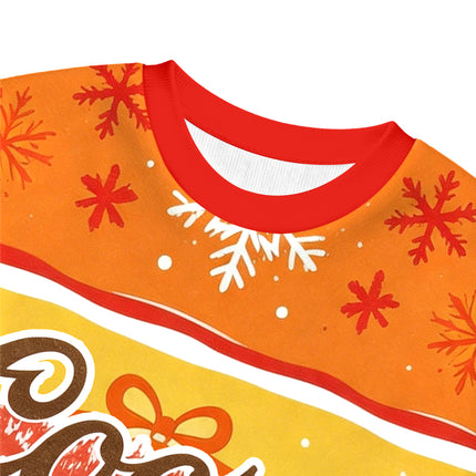 Uglysweatershops Vintage Western Cowboy Mountain Sunset Christmas Ugly Sweatshirt