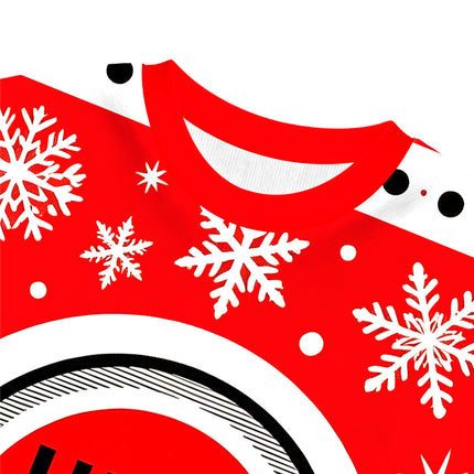 Uglysweatershops Retro Red Cigarettes Christmas Ugly Sweatshirt