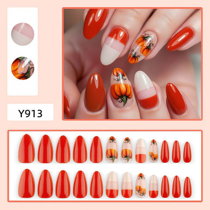 Uglysweatershops Halloween Cute Quirky Hot Girl Vibe Section Three Press-on Nails