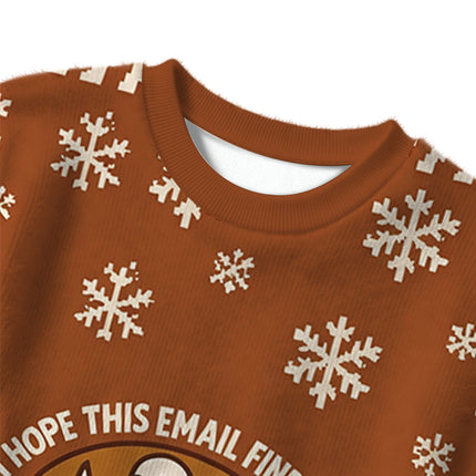 Uglysweatershops Goose With A Knife Christmas Ugly Sweater