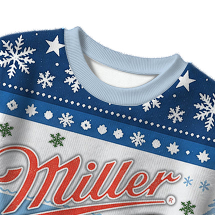 Uglysweatershops High Life Bass Fishing Christmas Ugly Sweater