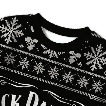 Uglysweatershops Vintage Distillery Label Aesthetic Christmas Ugly Sweater