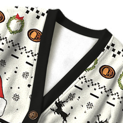 Uglysweatershops Handmade Vintage Ugly Cardigan Sweater